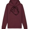 Sweatshirt a capuche unisexe BIO Vignette