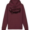 Sweatshirt a capuche unisexe BIO Vignette