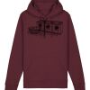 Sweatshirt a capuche unisexe BIO Vignette