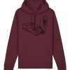 Sweatshirt a capuche unisexe BIO Vignette