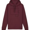 Sweatshirt a capuche unisexe BIO Vignette