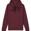 Sweatshirt a capuche unisexe BIO Vignette