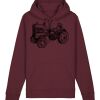 Sweatshirt a capuche unisexe BIO Vignette