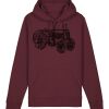 Sweatshirt a capuche unisexe BIO Vignette