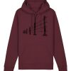 Sweatshirt a capuche unisexe BIO Vignette