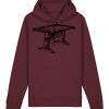 Sweatshirt a capuche unisexe BIO Vignette