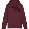 Sweatshirt a capuche unisexe BIO Vignette