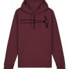 Sweatshirt a capuche unisexe BIO Vignette