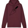 Sweatshirt a capuche unisexe BIO Vignette