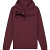 Sweatshirt a capuche unisexe BIO Vignette