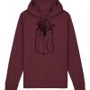 Sweatshirt a capuche unisexe BIO Vignette
