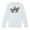 Sweat-shirt unisexe a col rond premium BIO Vignette