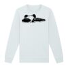 Sweat-shirt unisexe a col rond premium BIO Vignette