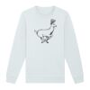 Sweat-shirt unisexe a col rond premium BIO Vignette