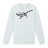Sweat-shirt unisexe a col rond premium BIO Vignette