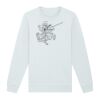 Sweat-shirt unisexe a col rond premium BIO Vignette
