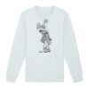 Sweat-shirt unisexe a col rond premium BIO Vignette