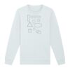 Sweat-shirt unisexe a col rond premium BIO Vignette