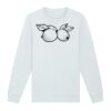 Sweat-shirt unisexe a col rond premium BIO Vignette