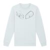 Sweat-shirt unisexe a col rond premium BIO Vignette