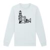 Sweat-shirt unisexe a col rond premium BIO Vignette
