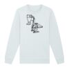 Sweat-shirt unisexe a col rond premium BIO Vignette