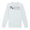 Sweat-shirt unisexe a col rond premium BIO Vignette