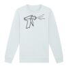 Sweat-shirt unisexe a col rond premium BIO Vignette