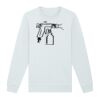 Sweat-shirt unisexe a col rond premium BIO Vignette