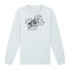 Sweat-shirt unisexe a col rond premium BIO Vignette