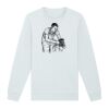 Sweat-shirt unisexe a col rond premium BIO Vignette