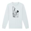 Sweat-shirt unisexe a col rond premium BIO Vignette