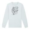Sweat-shirt unisexe a col rond premium BIO Vignette