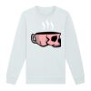 Sweat-shirt unisexe a col rond premium BIO Vignette