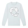 Sweat-shirt unisexe a col rond premium BIO Vignette