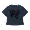 T-shirt à manches retroussées pour femme BIO Vignette