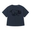 T-shirt à manches retroussées pour femme BIO Vignette