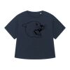 T-shirt à manches retroussées pour femme BIO Vignette