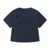 T-shirt à manches retroussées pour femme BIO Vignette