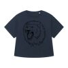T-shirt à manches retroussées pour femme BIO Vignette