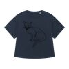 T-shirt à manches retroussées pour femme BIO Vignette