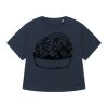 T-shirt à manches retroussées pour femme BIO Vignette