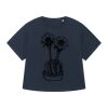T-shirt à manches retroussées pour femme BIO Vignette