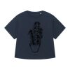 T-shirt à manches retroussées pour femme BIO Vignette