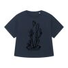 T-shirt à manches retroussées pour femme BIO Vignette