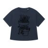 T-shirt à manches retroussées pour femme BIO Vignette