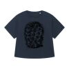 T-shirt à manches retroussées pour femme BIO Vignette