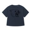 T-shirt à manches retroussées pour femme BIO Vignette