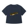 T-shirt à manches retroussées pour femme BIO Vignette