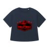 T-shirt à manches retroussées pour femme BIO Vignette